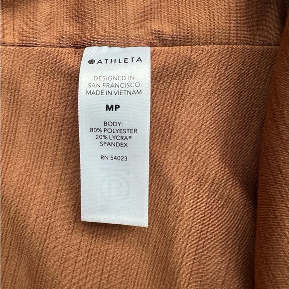 Athleta Women's Elation Space Dye 7/8 Brown Tights - Picture 4 of 10